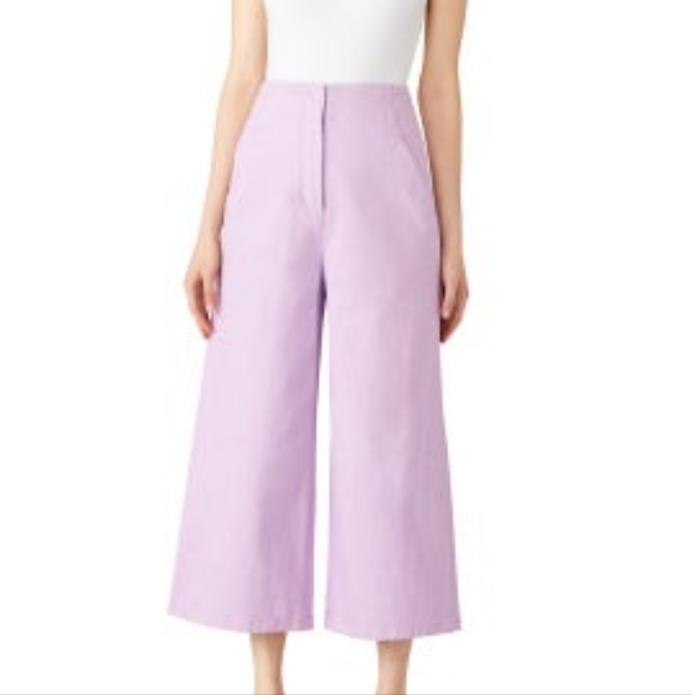 Tibi Lavender High Waist Pants
